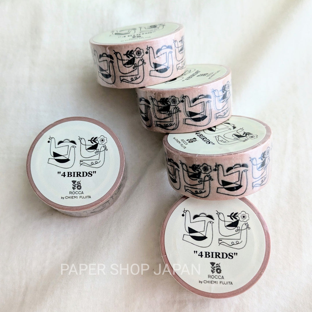ROCCA / Washi Tape - 4 BIRDS