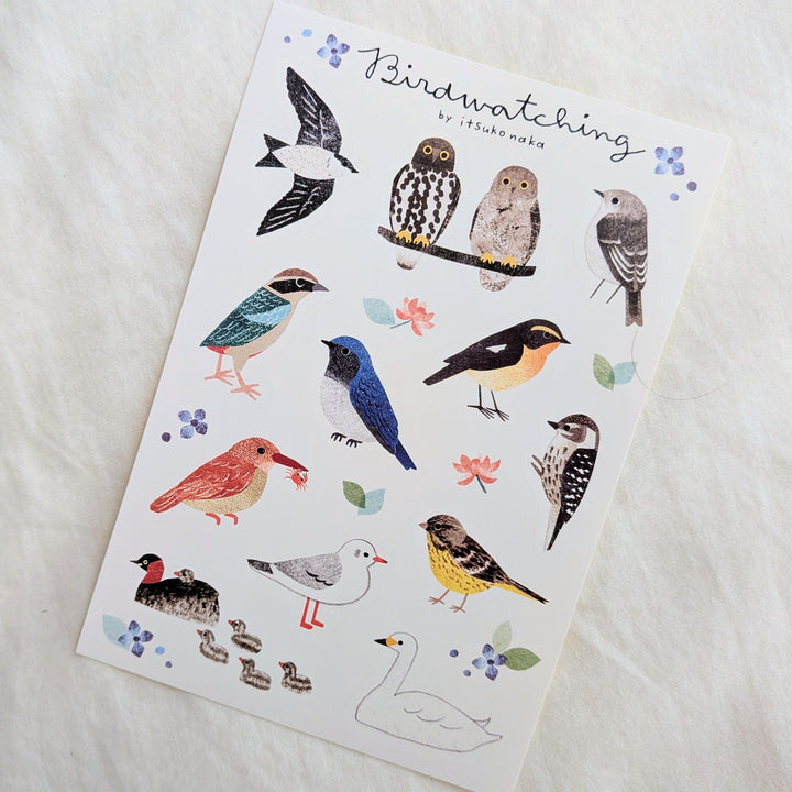 Itsuko Naka / Sticker Sheet -Birdwatching3 Flower SS_01