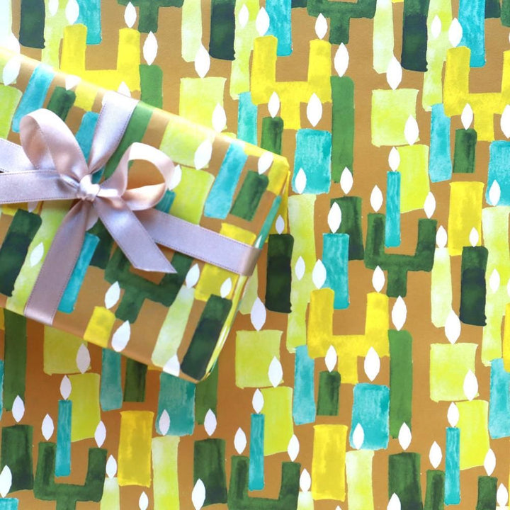 REGARO PAPIRO / Wrapping Paper -Candle /5 sheets