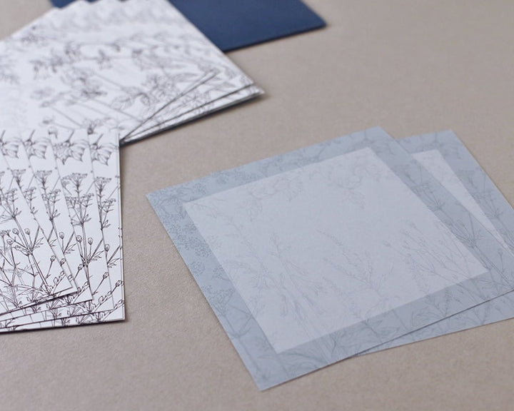 mocolier / Botancial Memo Paper -Mountain Wildflowers