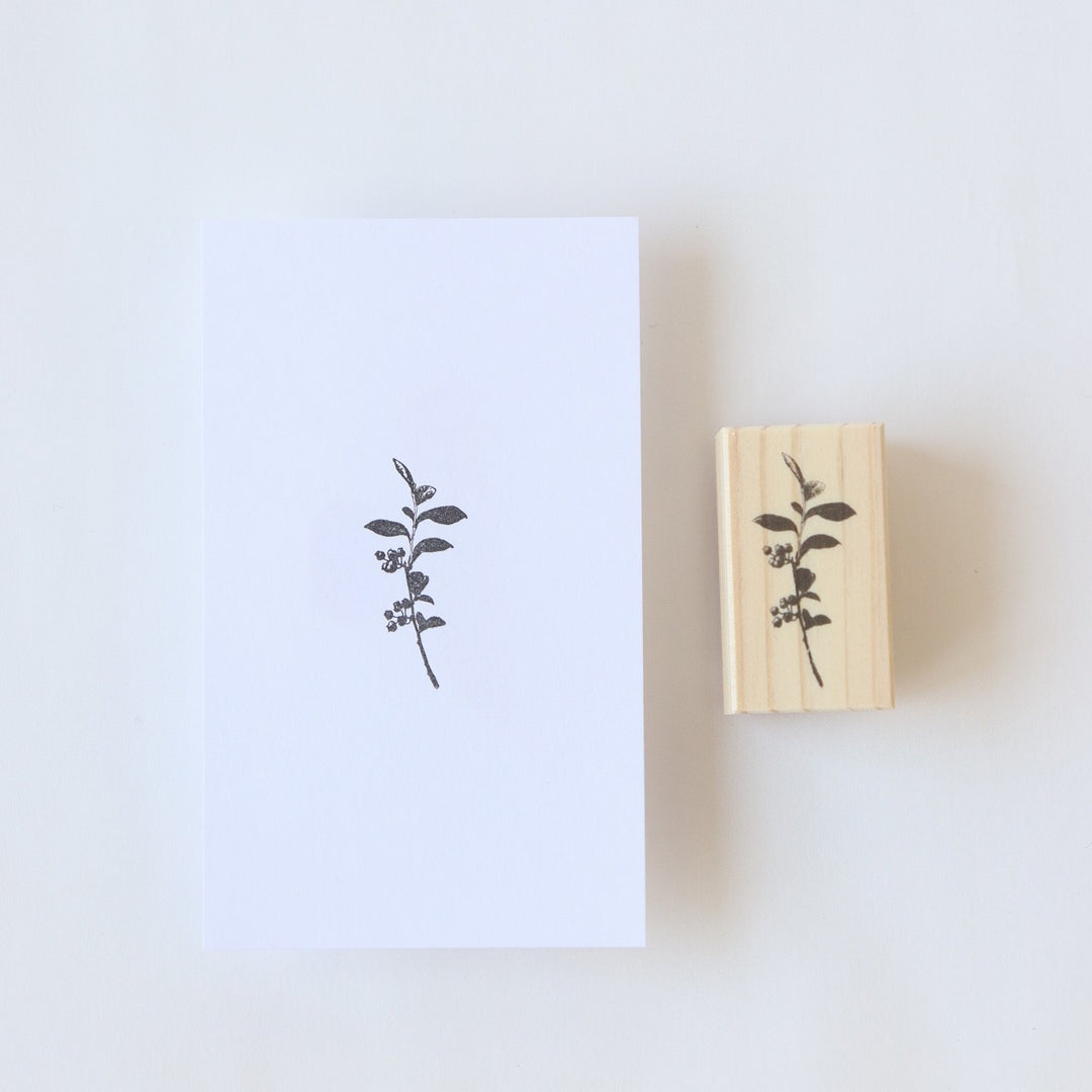 always smile.../ Rubber Stamp -Blueberry S