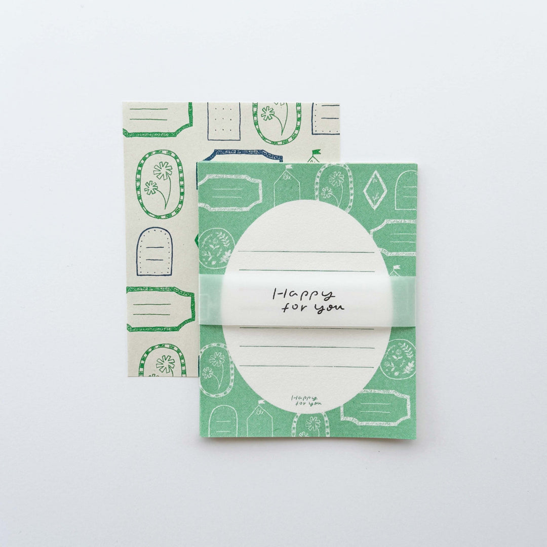salvia x Mizushima / Small Letter Set -Happy For You