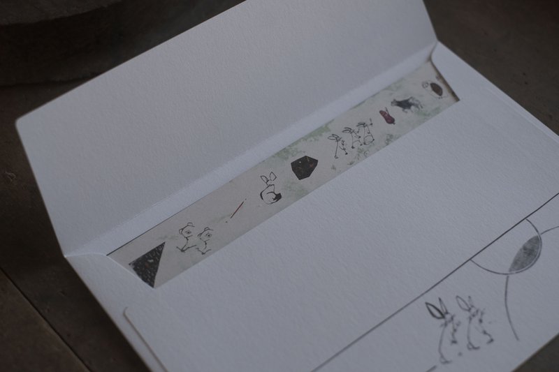 Jun Sasaki / Letter Writing Set -Forest, Moon, and Stars