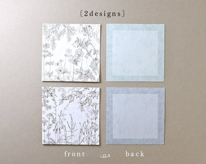 mocolier / Botancial Memo Paper -Mountain Wildflowers