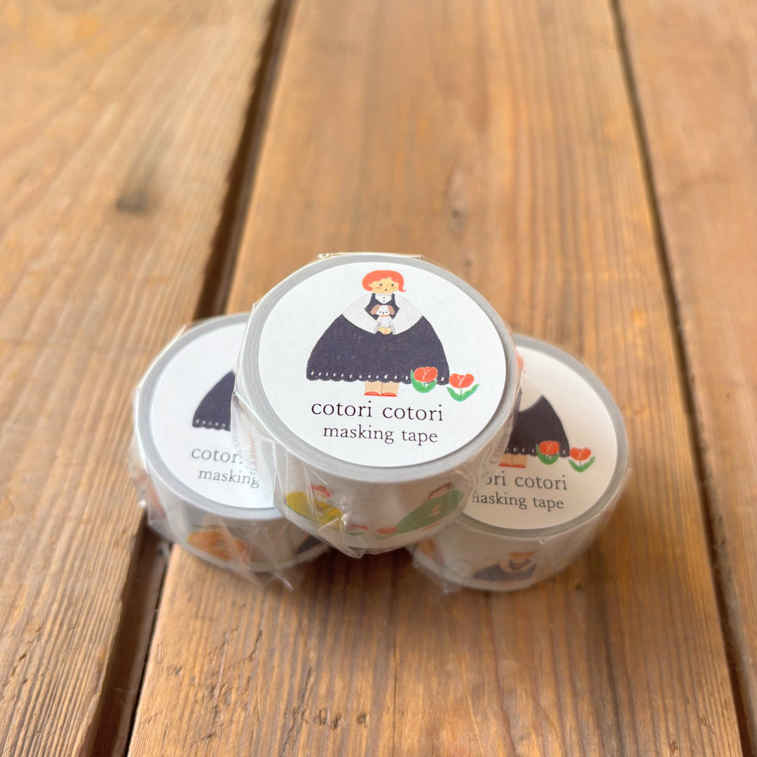 Cotori Cotori / Washi Tape -Kokeshi girls