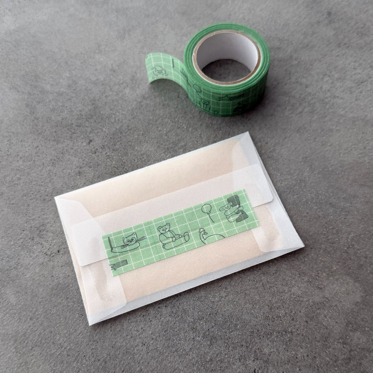 Tobimatsu Shoichiro x Mizushima / Washi Tape -Cheering Animals