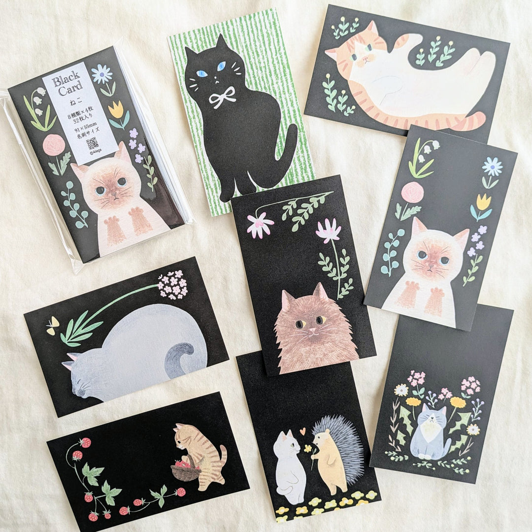 4legs / Black Cards -Cats <32 cards / 8 types x 4 cards>