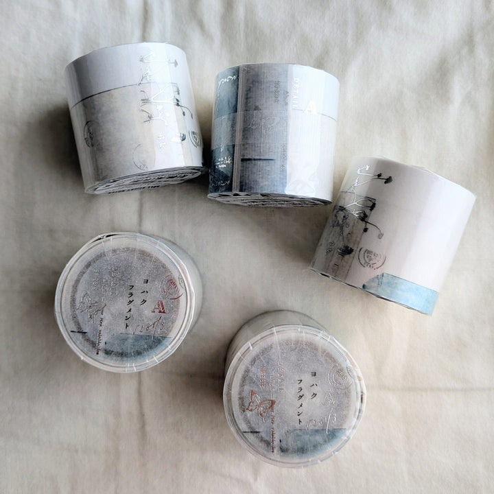 Yohaku / Foil-stamped Rolled Sticky Note -Fragment RF-005