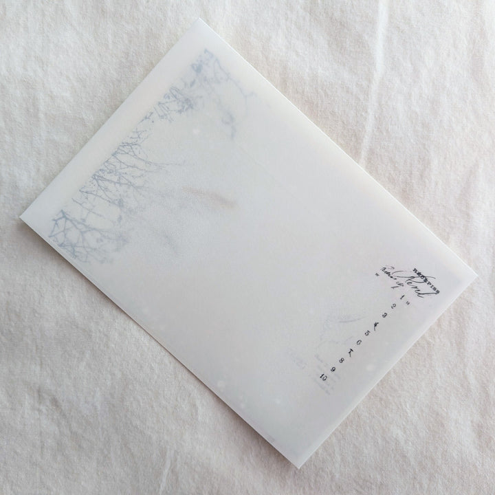 Yohaku / Letter Writing Set -Snow Play M-211