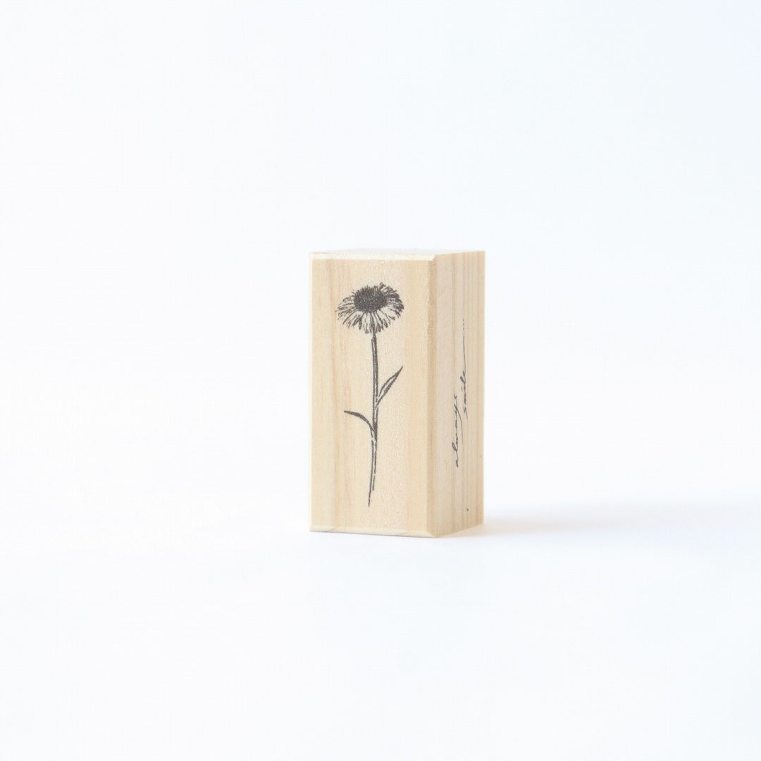 always smiles... / Rubber Stamp -daisy fleabane