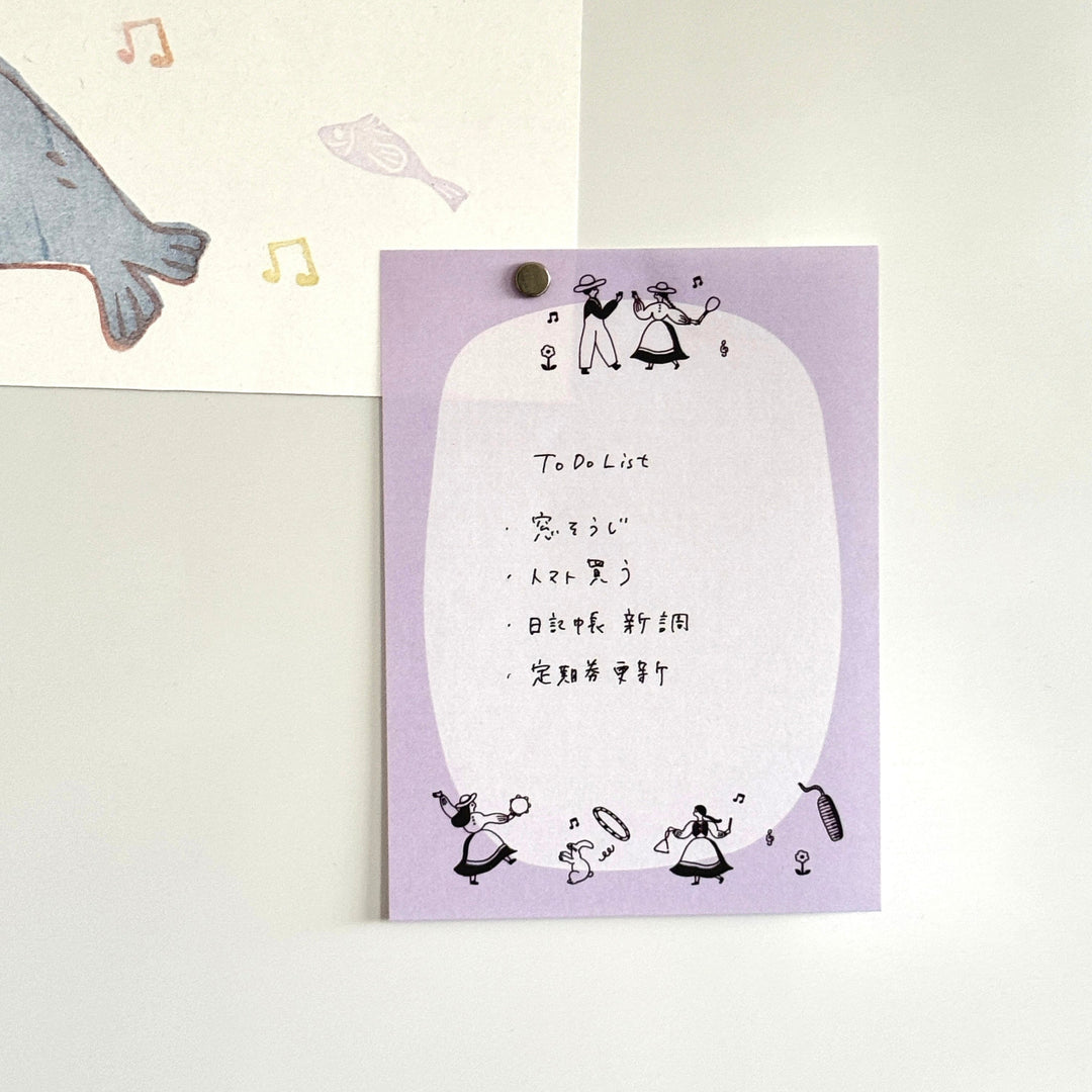 Necktie x mizushima / Memo Pad -Let's Dance!