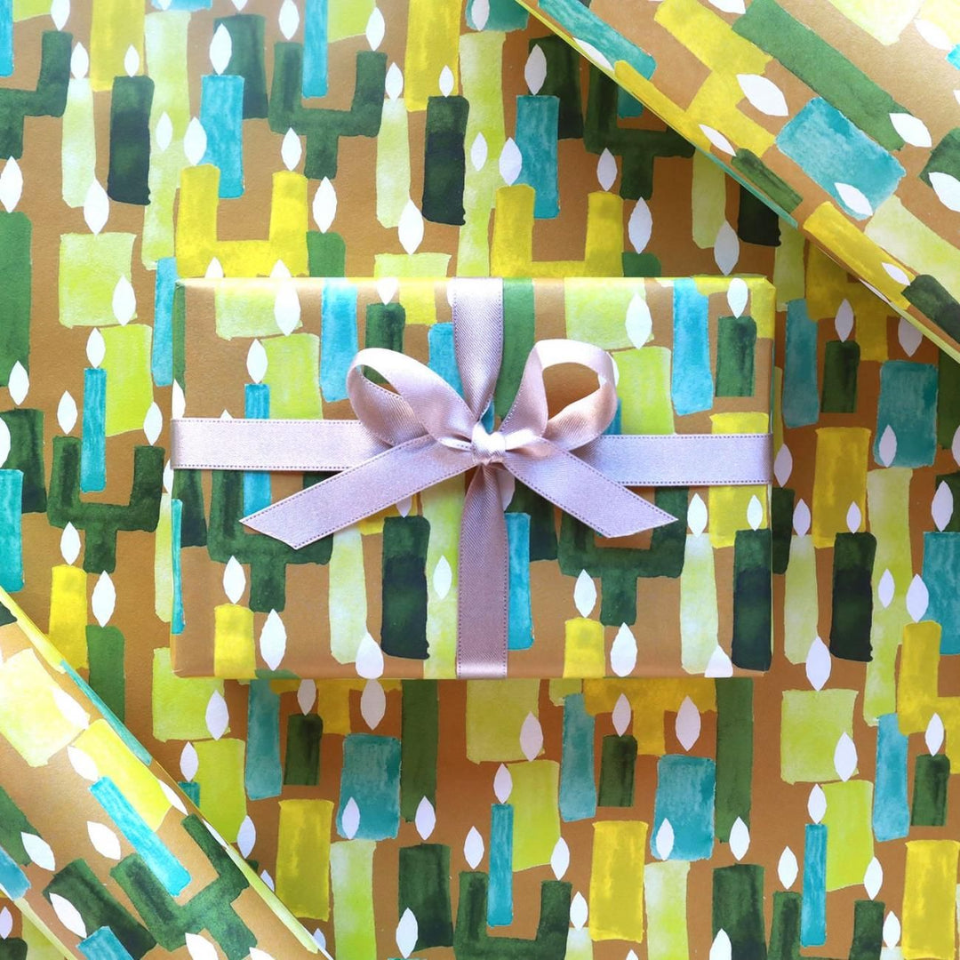 REGARO PAPIRO / Wrapping Paper -Candle /5 sheets