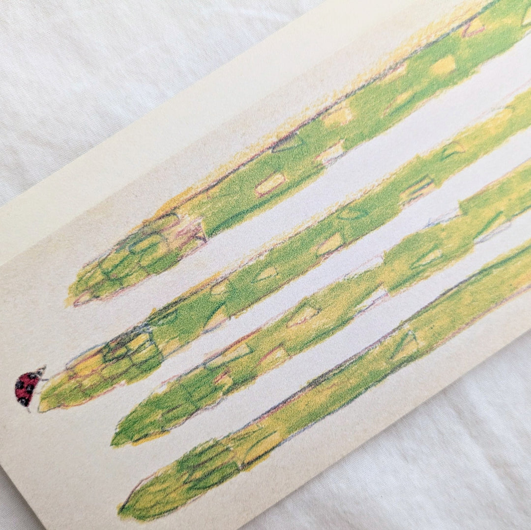 Yuko Omori / Note card -asparagus
