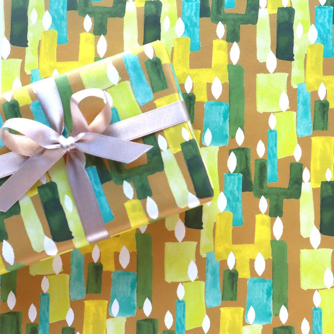 REGARO PAPIRO / Wrapping Paper -Candle /5 sheets