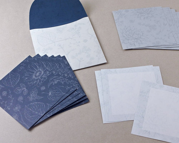 mocolier / Botancial Memo Paper -Leaves and Flowers