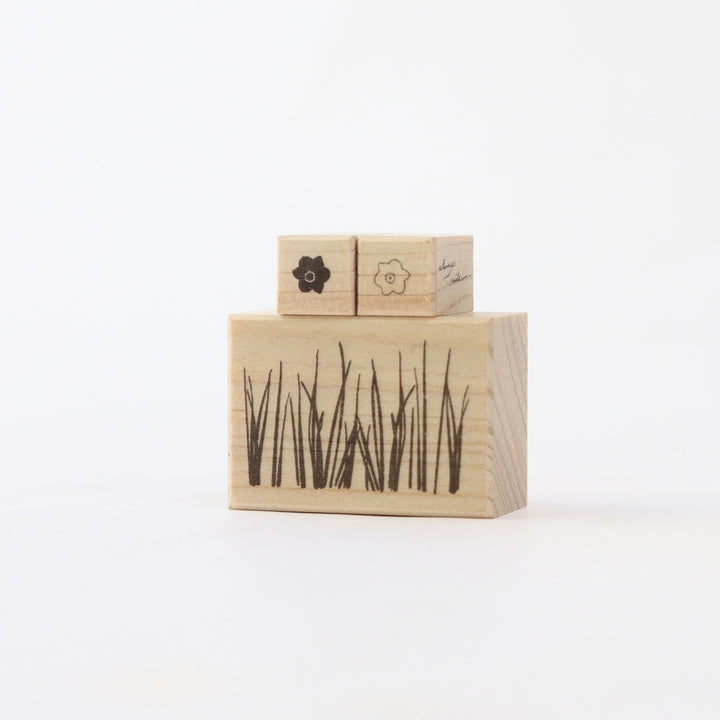 always smiles... / Rubber Stamps Set -narcissus