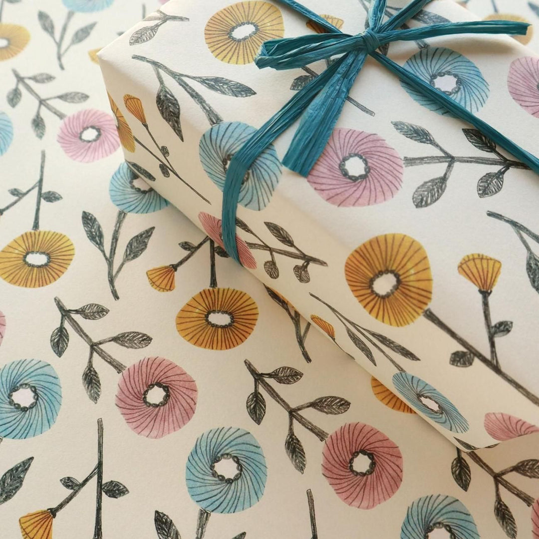 REGARO PAPIRO / Wrapping Paper -Trico Flower /5 sheets