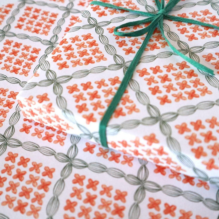 REGARO PAPIRO / Wrapping Paper -Osmanthus /5 sheets