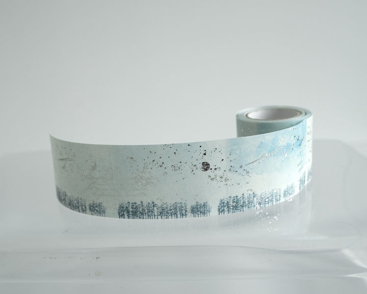 Yohaku / Foil-stamped Rolled Sticky Note -Star Gazing RF-002