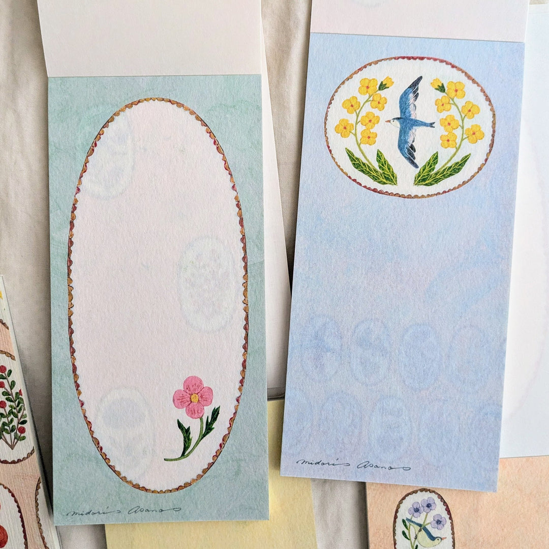 Midori Asano / Small Writing Pad -birds song