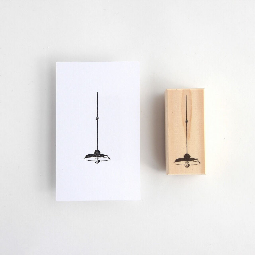 always smiles... / Rubber Stamp -Scandinavian style pendant light