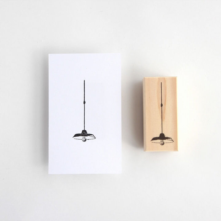 always smiles... / Rubber Stamp -Scandinavian style pendant light