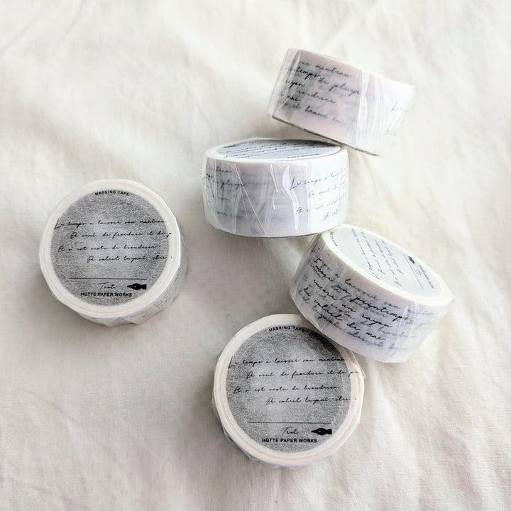 Hutte Paper Works / [easy to write on!] 10mm/20mm width Washi Tape