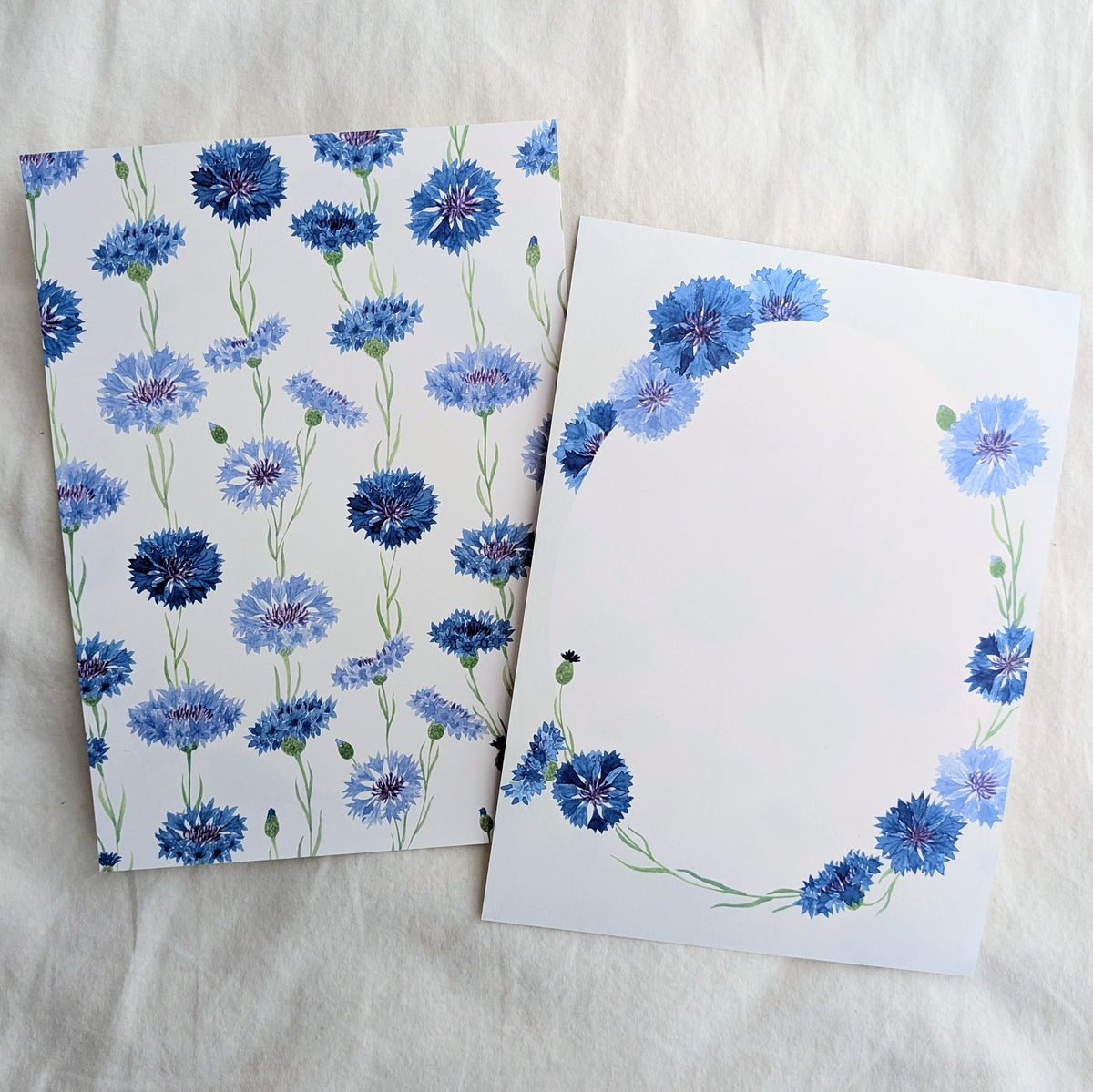 harukazeiro (吉田春香)/ Letter Writing Set -cornflower