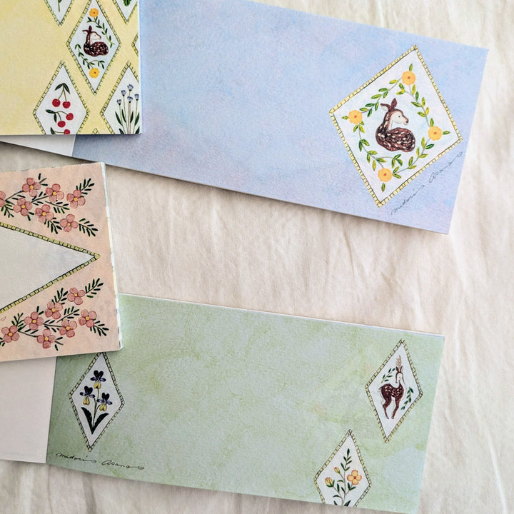 Midori Asano / Small Writing Pad -deer dream