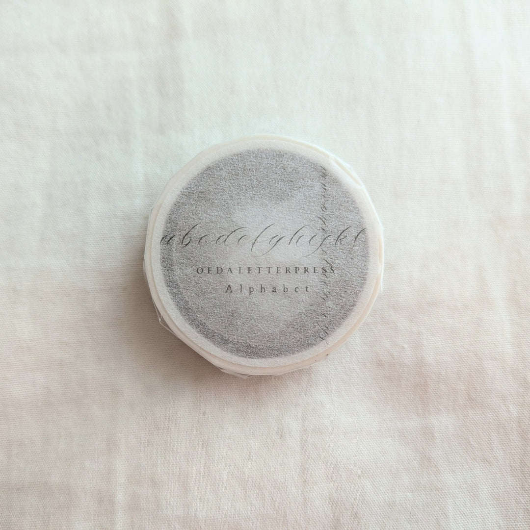 OEDA LETTERPRESS / Washi tape Alphabet