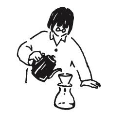 MA7stamp / Rubber Stamp -Drip Coffee Fumiko