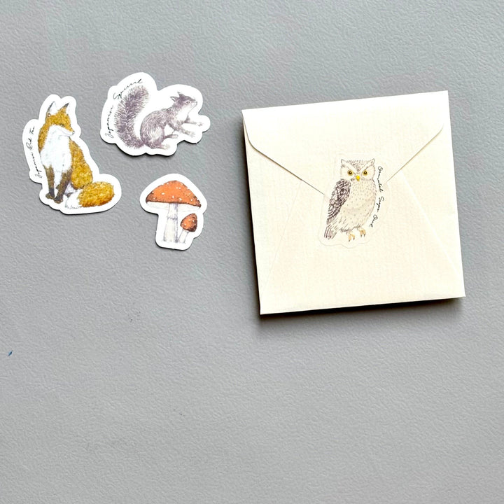 Hutte Paper Works / Flake stickers -Evergreen HLB-023