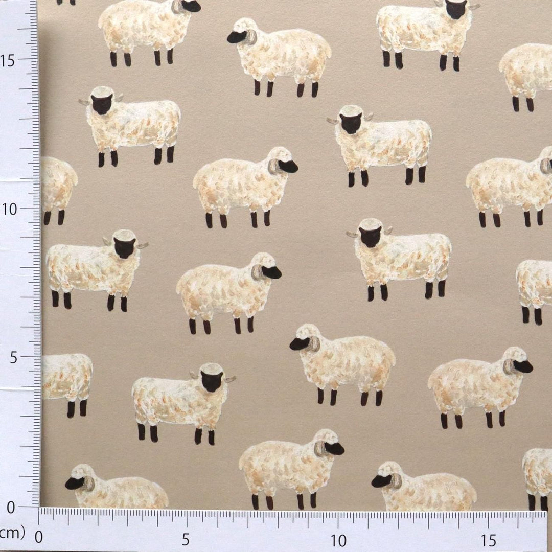 REGARO PAPIRO / Wrapping Paper -Sheep /5 sheets