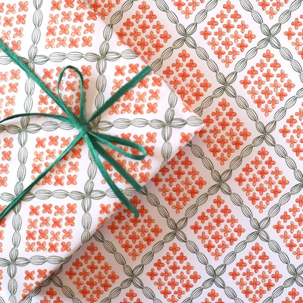 REGARO PAPIRO / Wrapping Paper -Osmanthus /5 sheets