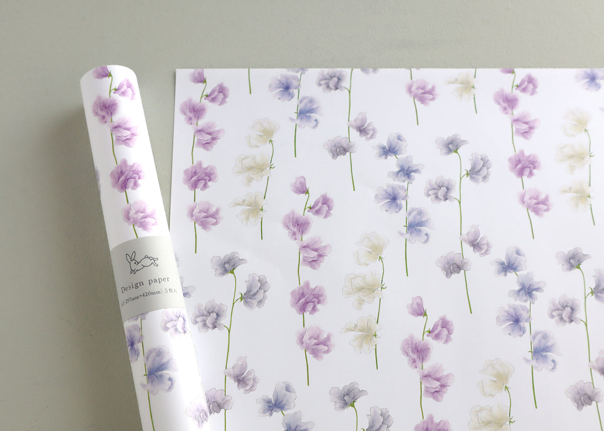 harukazeiro (吉田春香)/ Wrapping Paper -sweet pea