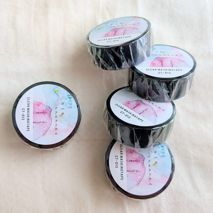 Yohaku Crear Masking Tape -Planetarium CT-013