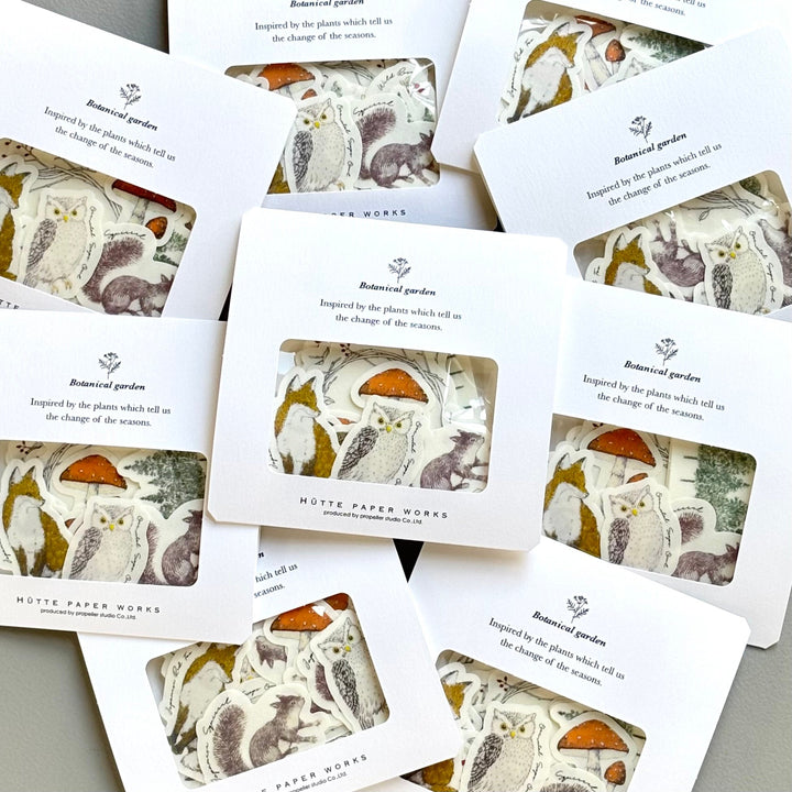 Hutte Paper Works / Flake stickers -Evergreen HLB-023