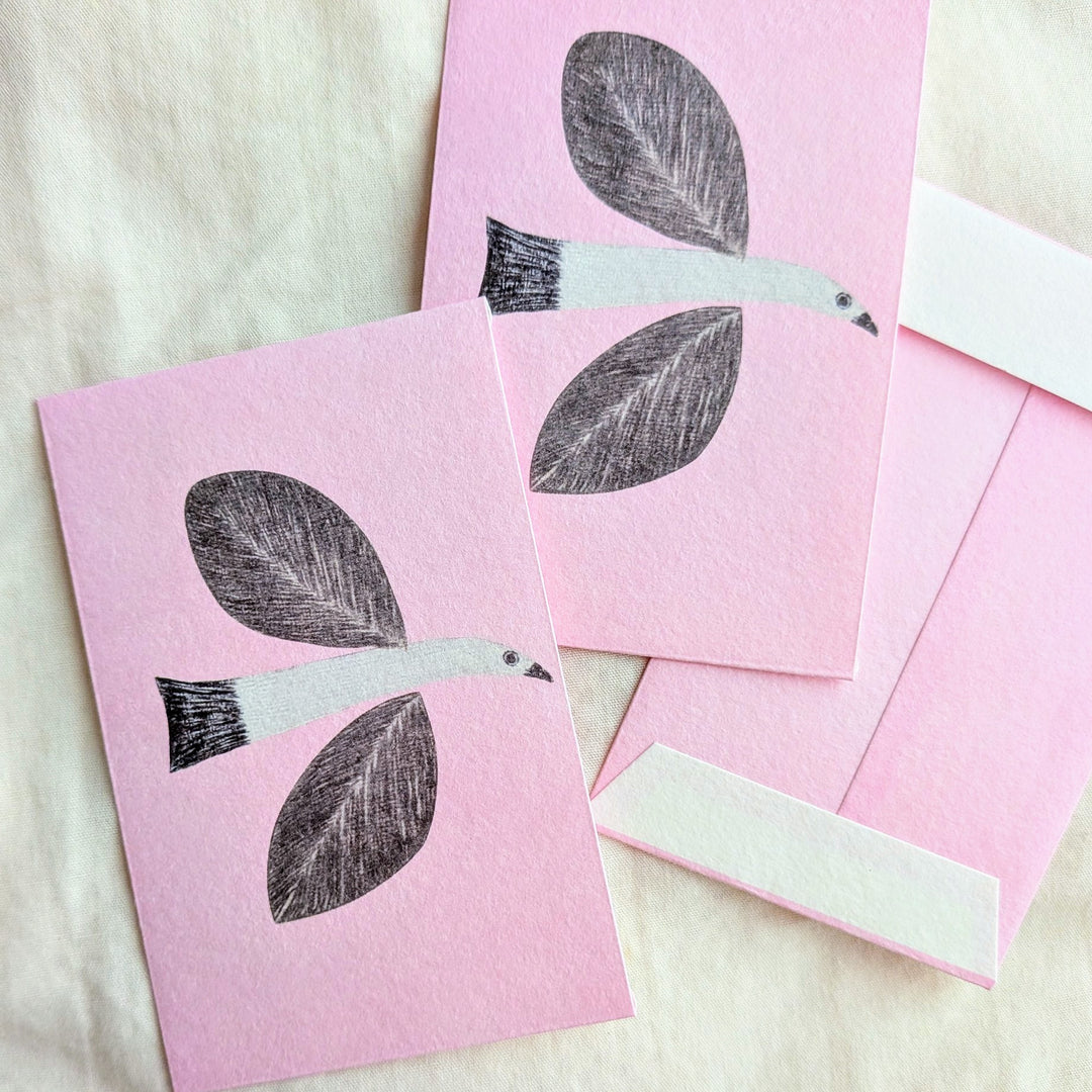 miyuki matsuo / Mini Envelopes (PochiBukuro) -Bird