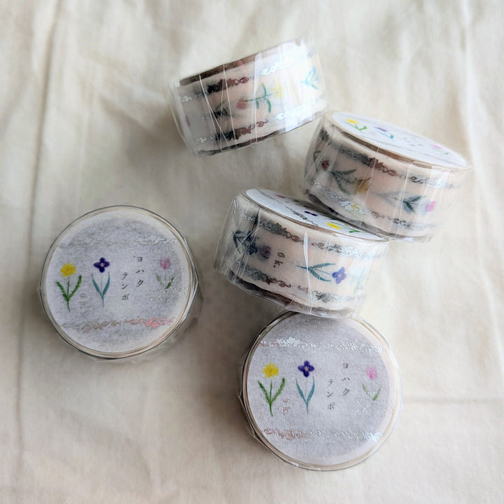 Yohaku / Foil-stamped Dicut Washi Tape -Tempo YD-003