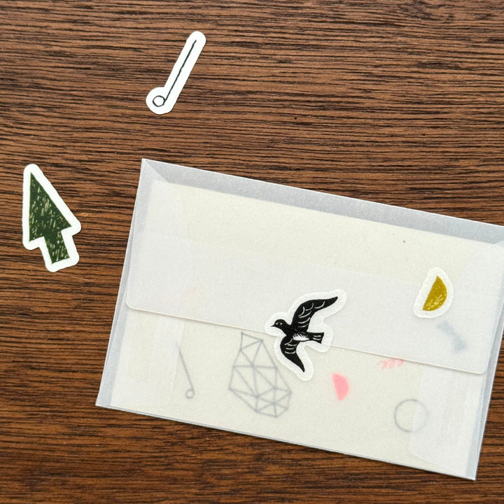 Yohaku / Memo Pad -Swan M-195