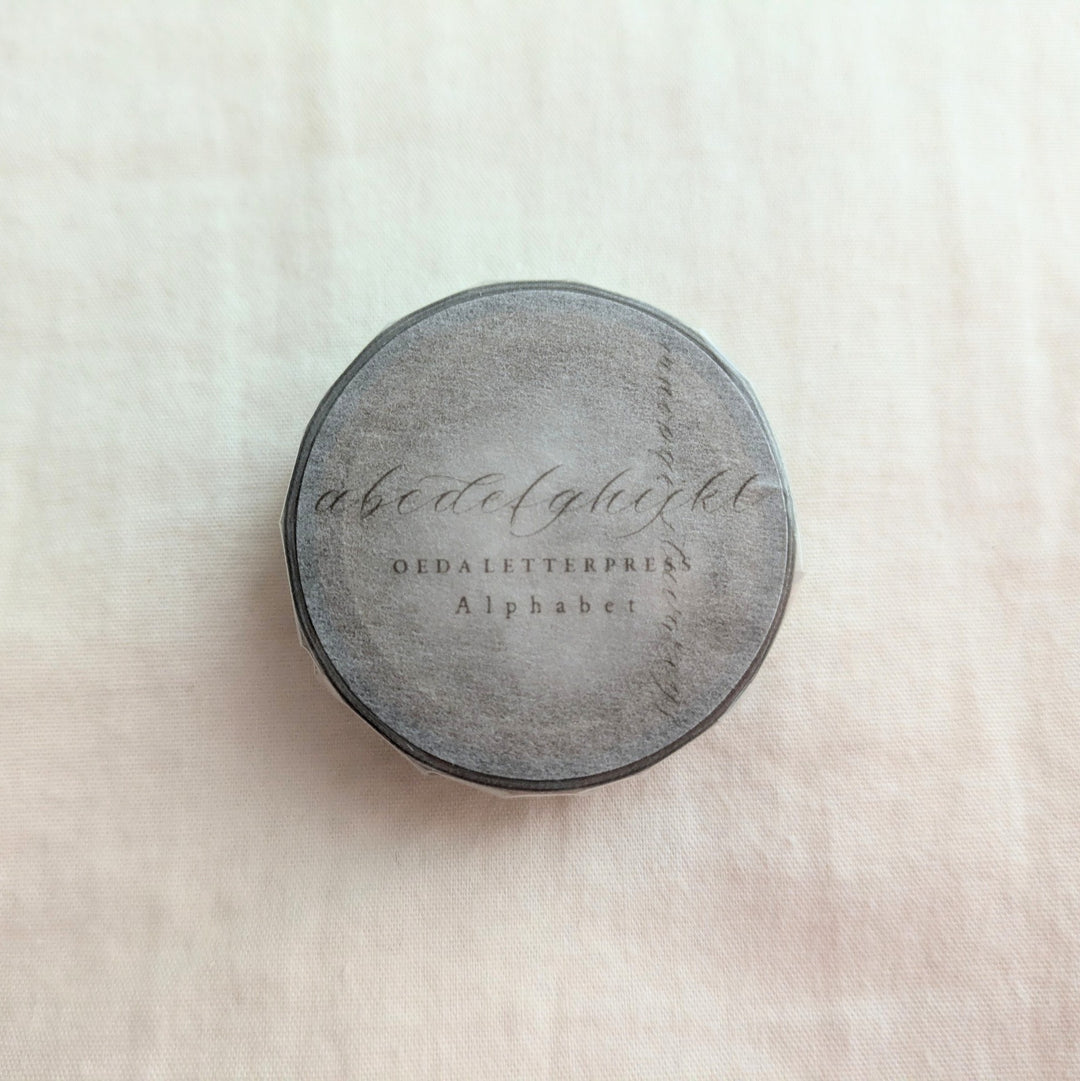 OEDA LETTERPRESS / Washi tape Alphabet