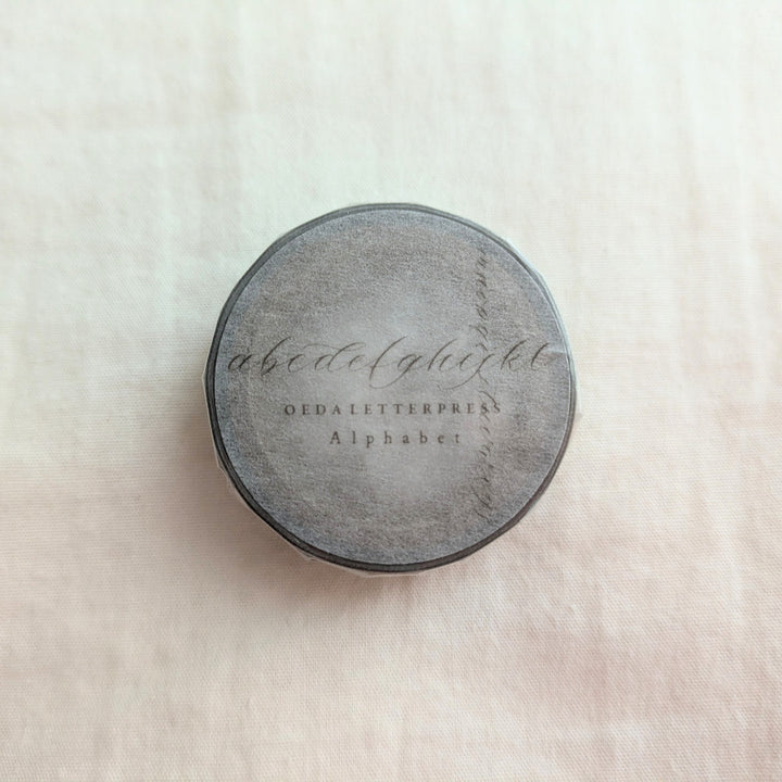 OEDA LETTERPRESS / Washi tape Alphabet