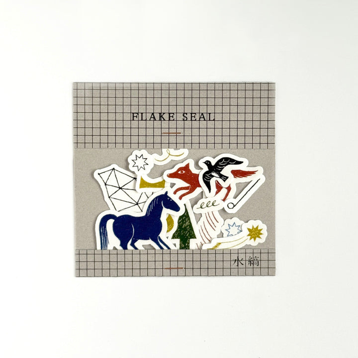 西淑×水縞 フレークシール 夜のあいだ /FS-YR