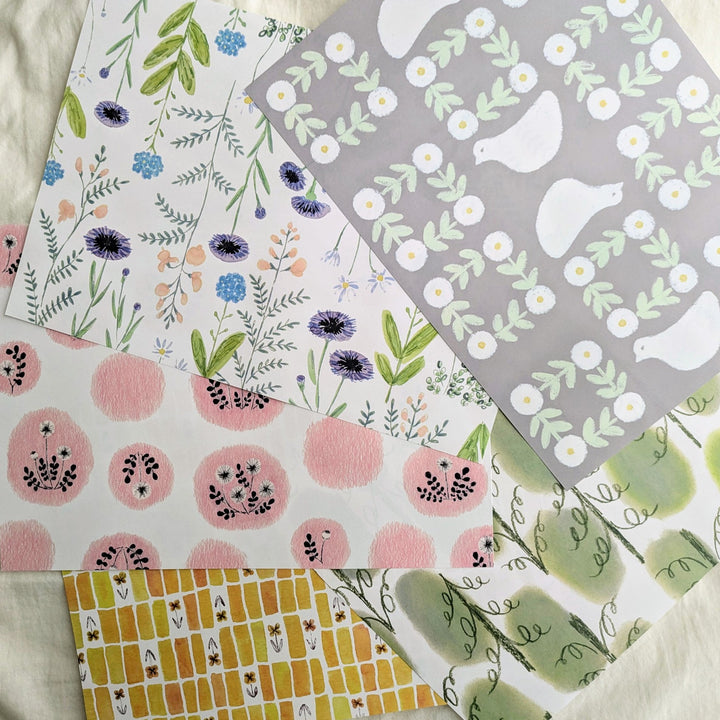 4legs / A4 Design paper <20 sheets / 5 types x 4 sheets>