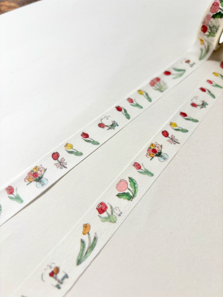 spica garden / Washi Tape -muu-chan Tulips SM73