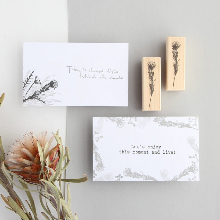 always smile... / Rubber Stamp -Purmotsum