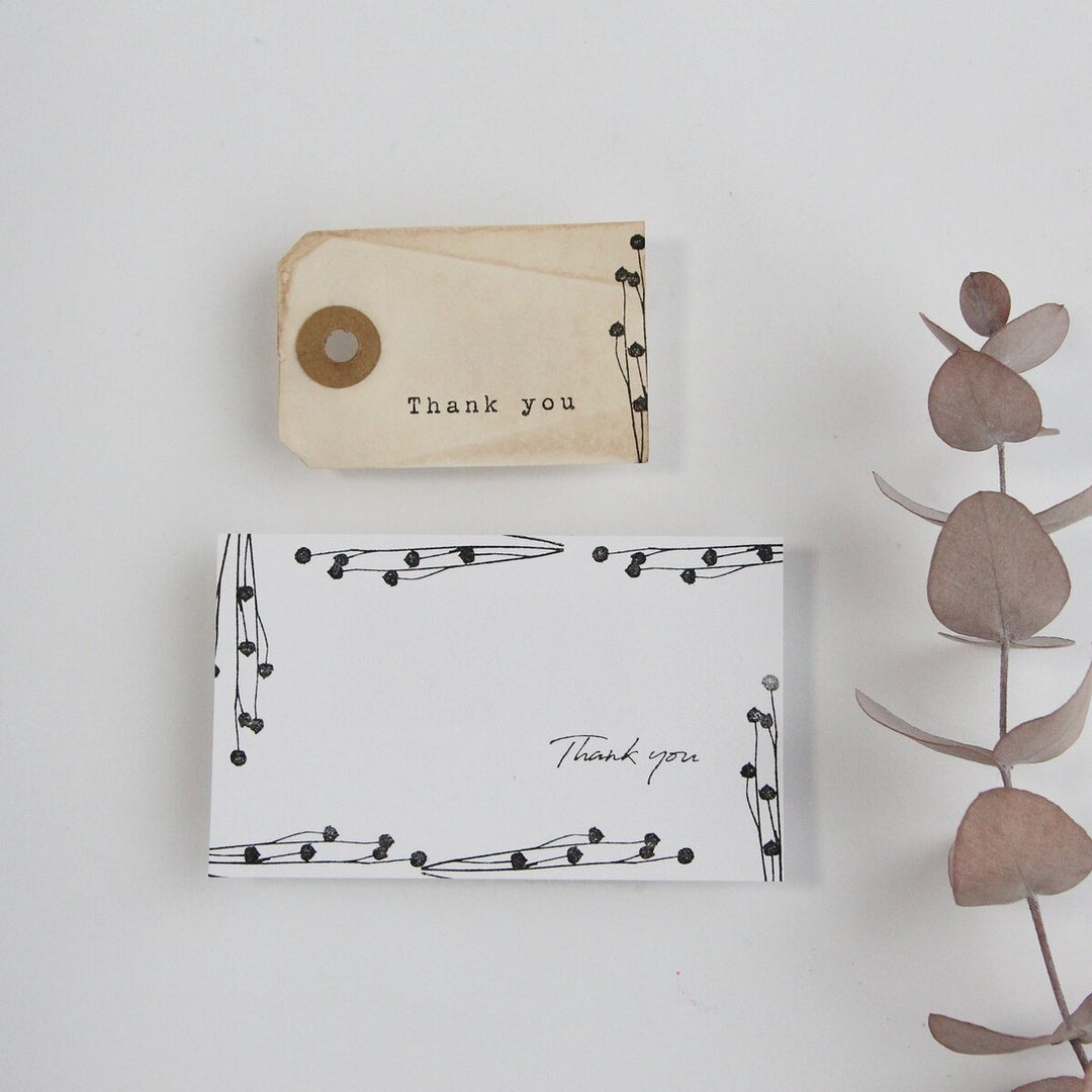 always smile... / Rubber Stamp -Flux bud