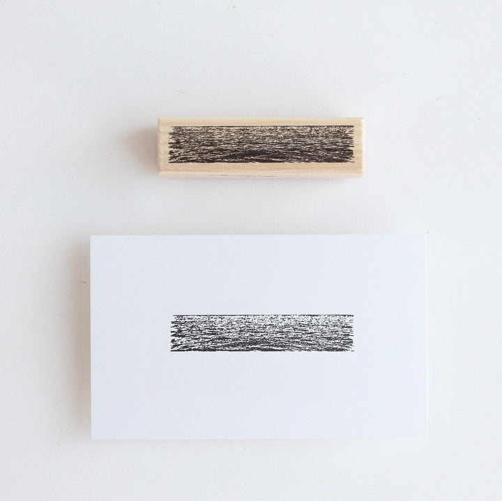always smile... / Rubber Stamp -Water surface