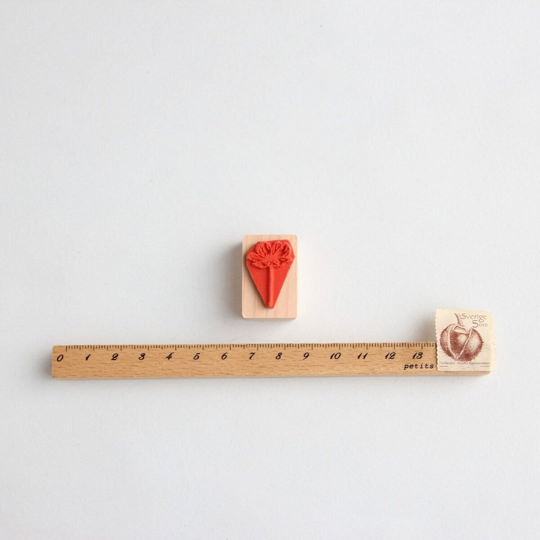 always smile... / Rubber Stamp -Small cosmos