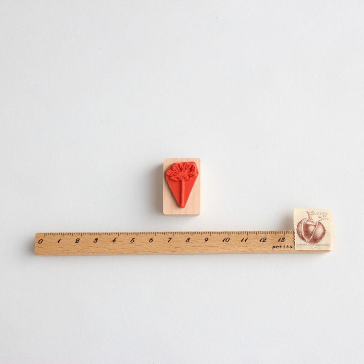 always smile... / Rubber Stamp -Small cosmos